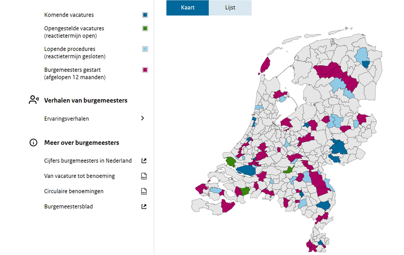 Screendump burgemeestersdashboard